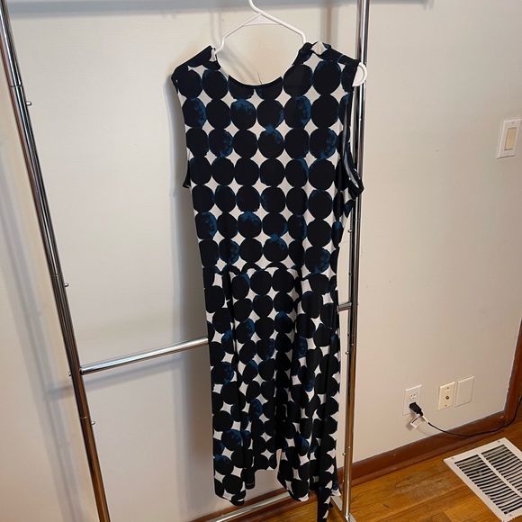 Leota dress, size xl, great condition, color/ black, teal, white - Picture 2 of 2